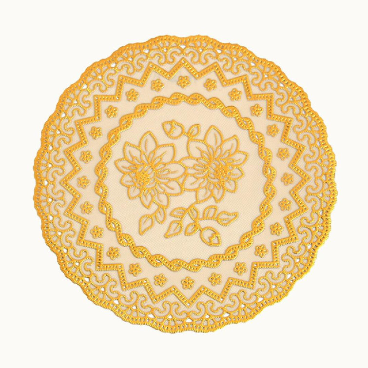 Umber Rea Floral Round Placemat Wayfair Canada